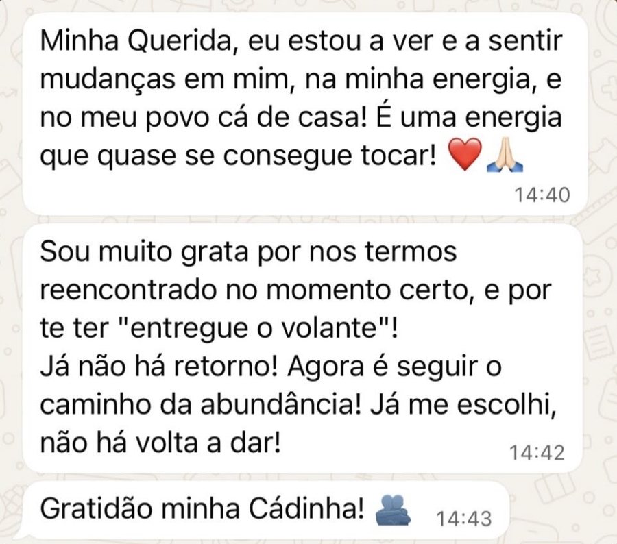 Testemunho de participante do Código da Riqueza